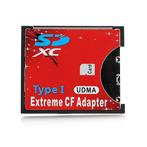 Mimgo Store High Speed SDXC SDHC SD to CF Compact Flash Memory Card Reader Adapter Type I