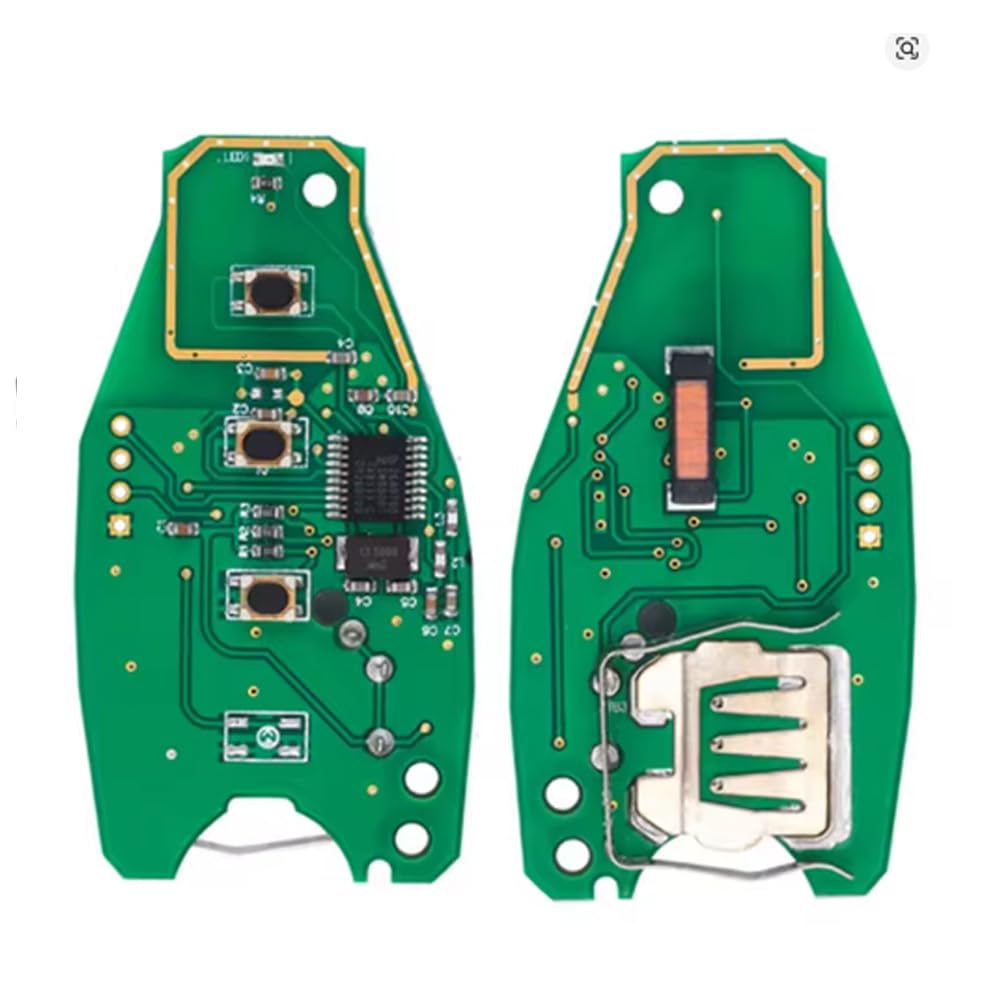 für VW Touareg 2010-2014 HitagCVGA PCF7945AC Chip 433Mhz 868Mhz Smart Remote Autoschlüsselanhänger 3 Tasten (868MHz)