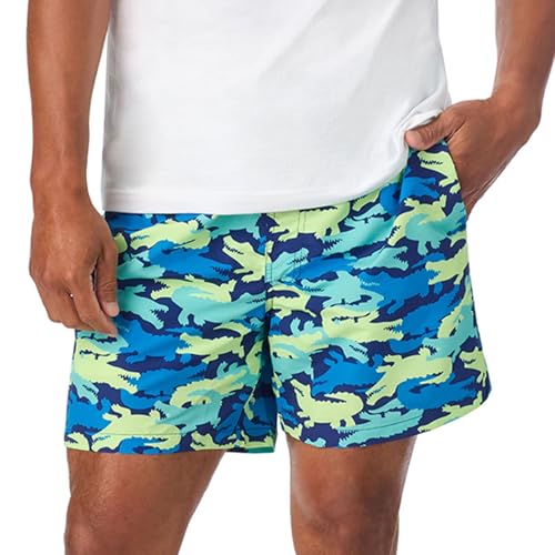 Image of Saint Eve Mens Swim Trunks 6 Inch Inseam Quick Dry Beach Shorts with Mesh Liner Dad and Me Matching