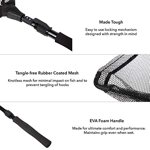 image for Namu Outdoors Telescopic Fishing Net with Fish Scale - Durable Aluminu