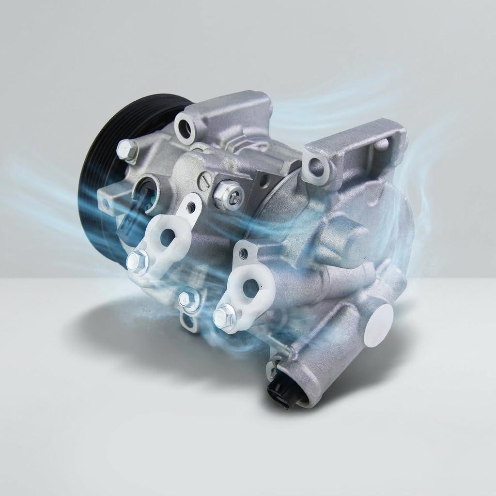 AC Compressor with A/C Clutch compatible with Toyota Corolla Matrix 2011 2012 2013 2014 1.8L 447280-9060