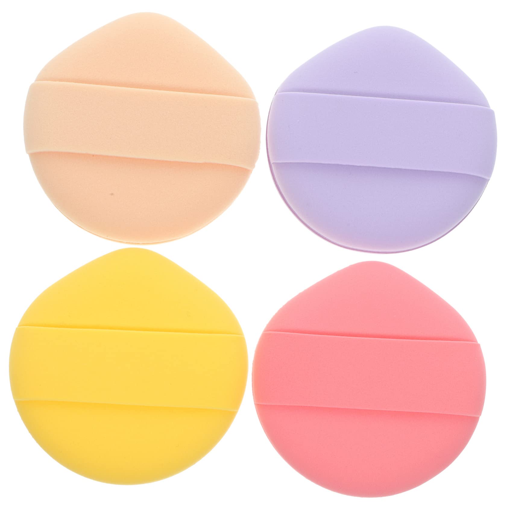 Housoutil 16 Pz piumino da cipria spugne per il trucco per il viso +intrecciatura+strumenti per il trucco spugnetta rotonda per il trucco allargare nastro