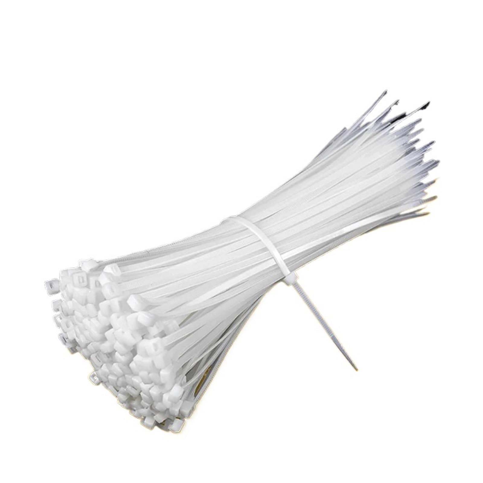 Bdfjeds 1.8X120mm(White) Cable Ties Cable Tie Self-Locking Plastic Nylon White Organiser Fasten Wire Zip Ties(1.8X120mm(White))