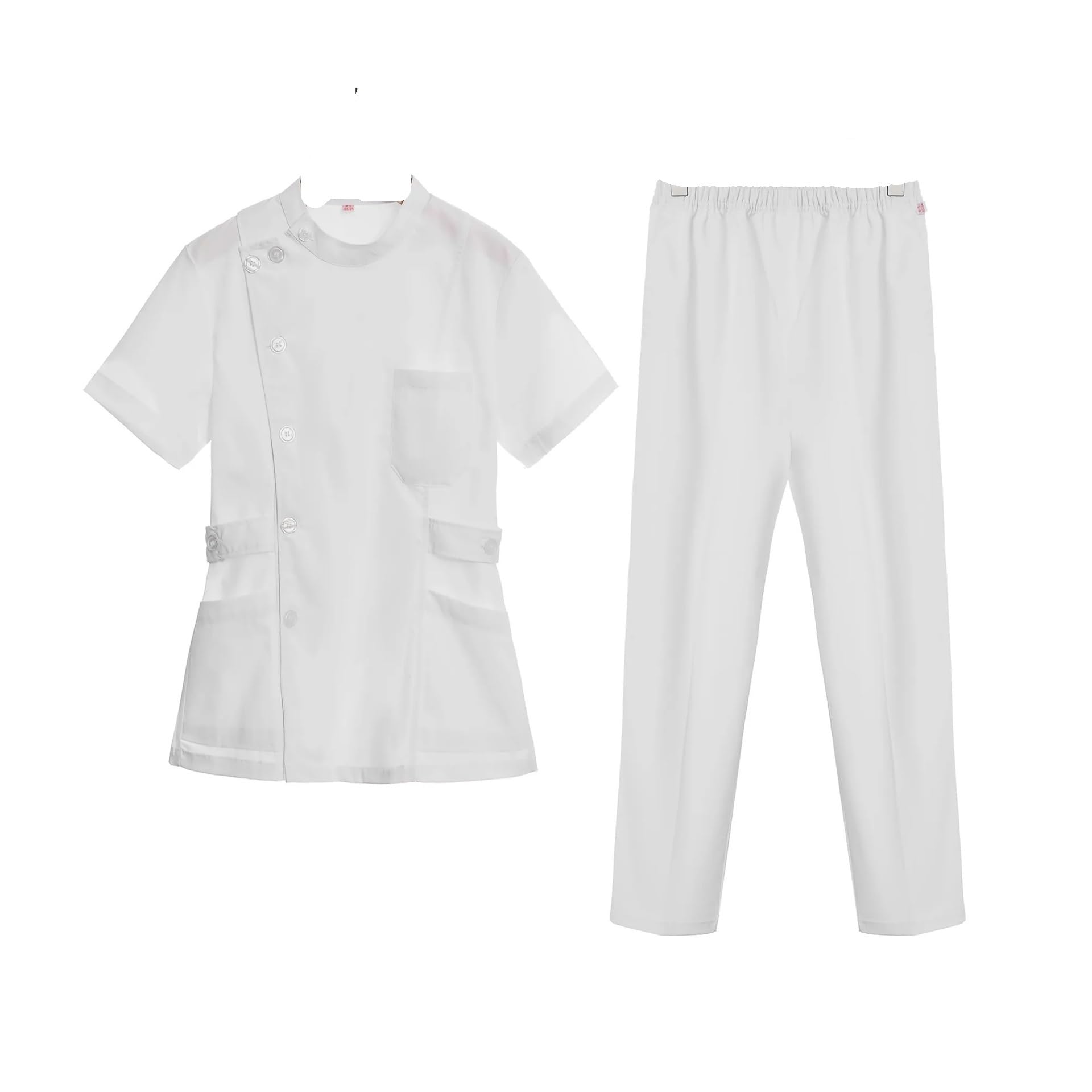 Uniforme de Enfermera y médico, Ropa Mujer, Traje enfermería Dos Piezas, Bata Hospital for salón Belleza