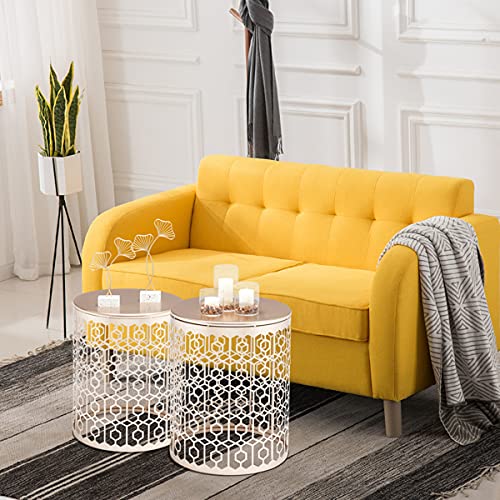 2pcs Iron Side Table Great Little Side Tables for Our