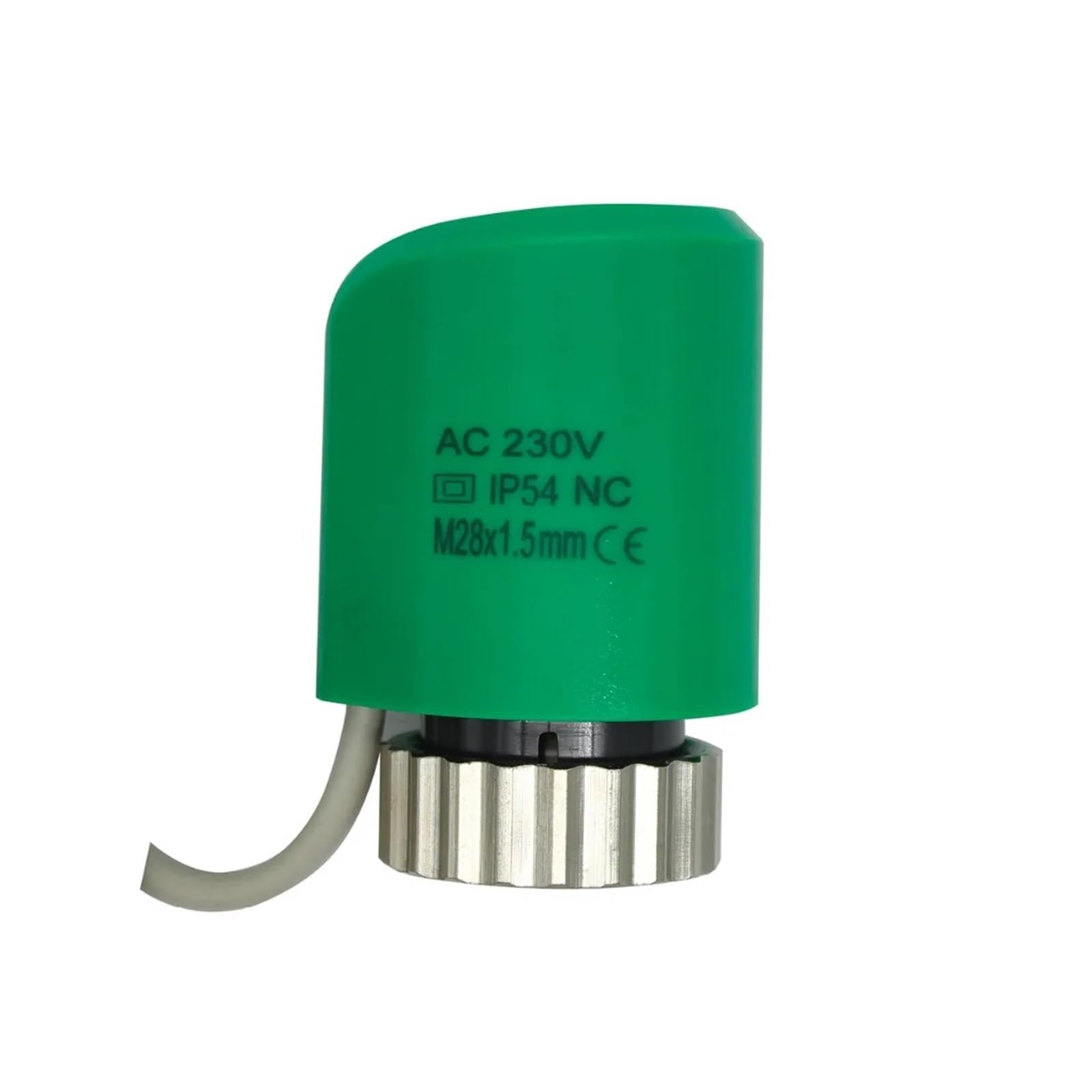 Hwww 230V Nc M28 Hweih 230V No Nc M28x1.5 Normally Open Closed Electric Thermal Actuator For Manifold Underfloor Heating Thermostat Adiator Valve(230V Nc M28)