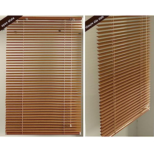 Persianas venecianas de aluminio efecto madera de 90x90cm estores impermeables 4