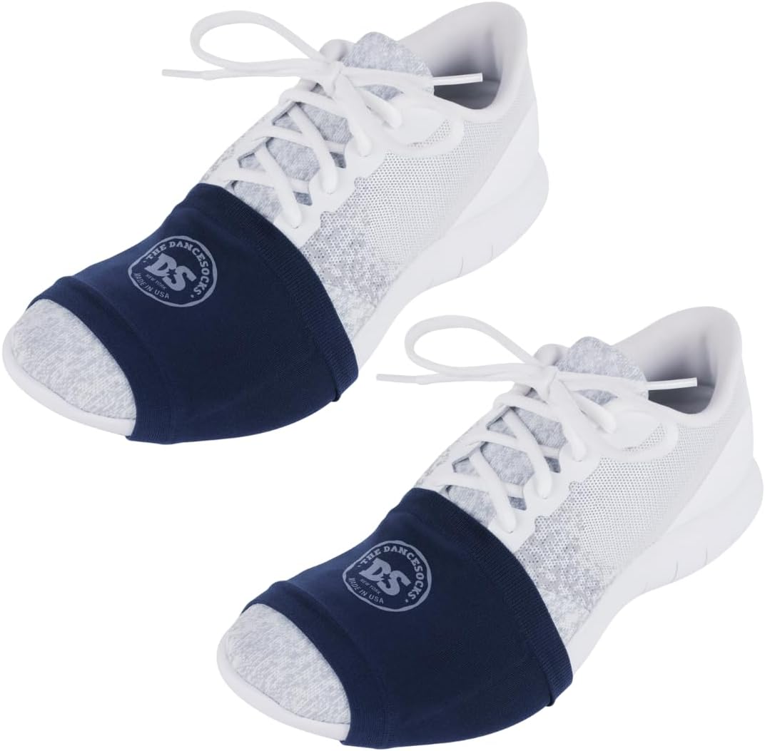 Made in USA | The Original Over Sneaker Dance Socks | Smooth Floors (2 Pairs)