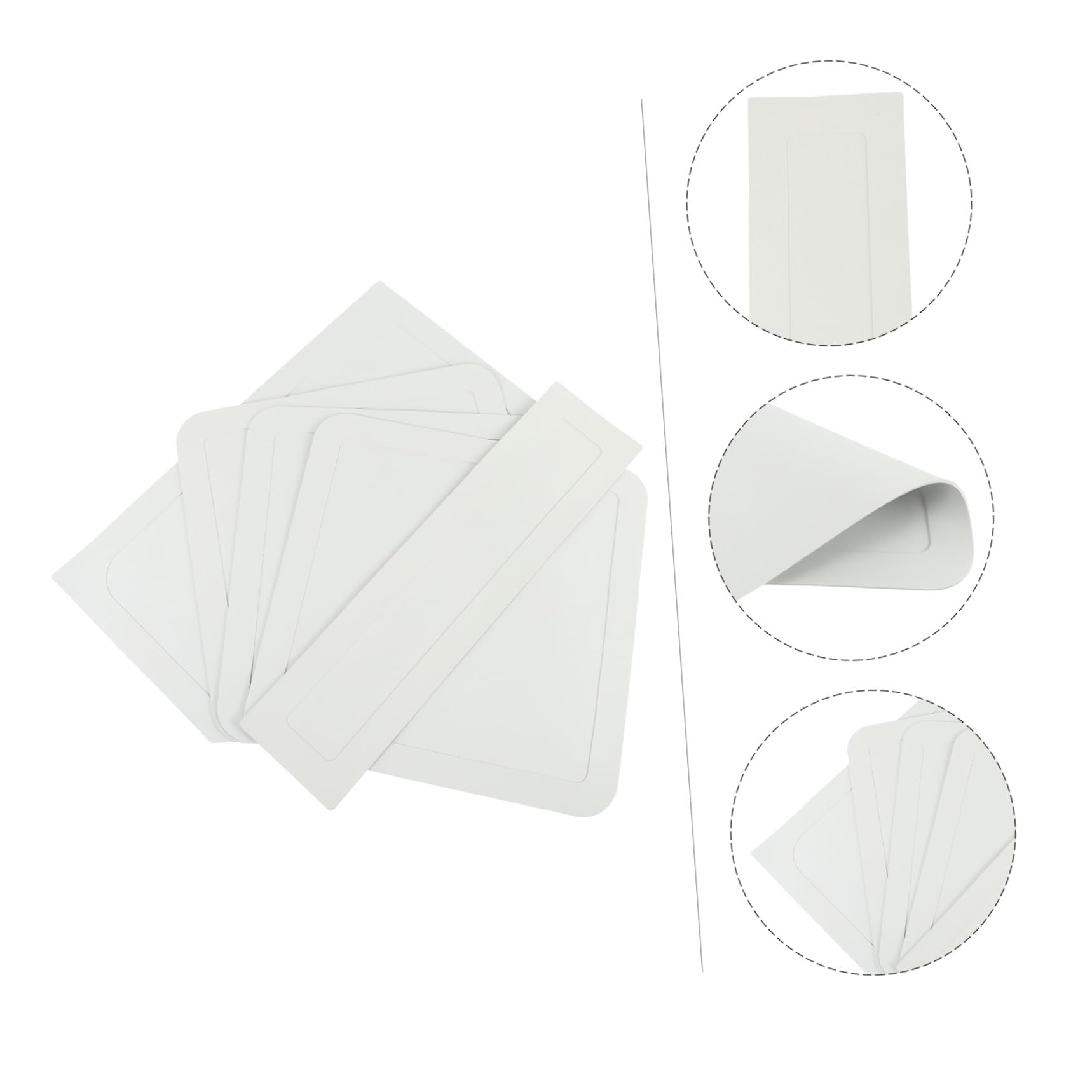 Toddmomy Set 5 Pièces de Plaques en Caoutchouc Imperméables Plaque de Lanceur, Équipement Terrain Baseball Portable et Résistant pour Entraînement et Match