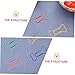 Artibetter 1set Creative Bone Shape Paper Clips Boxed Office Supplies Decorative Bookmarks