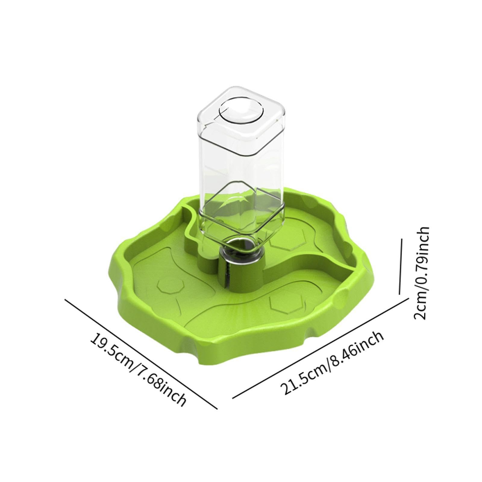 Sharplace Mangeoire pour Reptiles et Accessoires d'aquarium Conteneur Accessoire Polyvalent Mangeoire à Eau pour Reptiles Plat de Nourriture pour, Herbe Verte