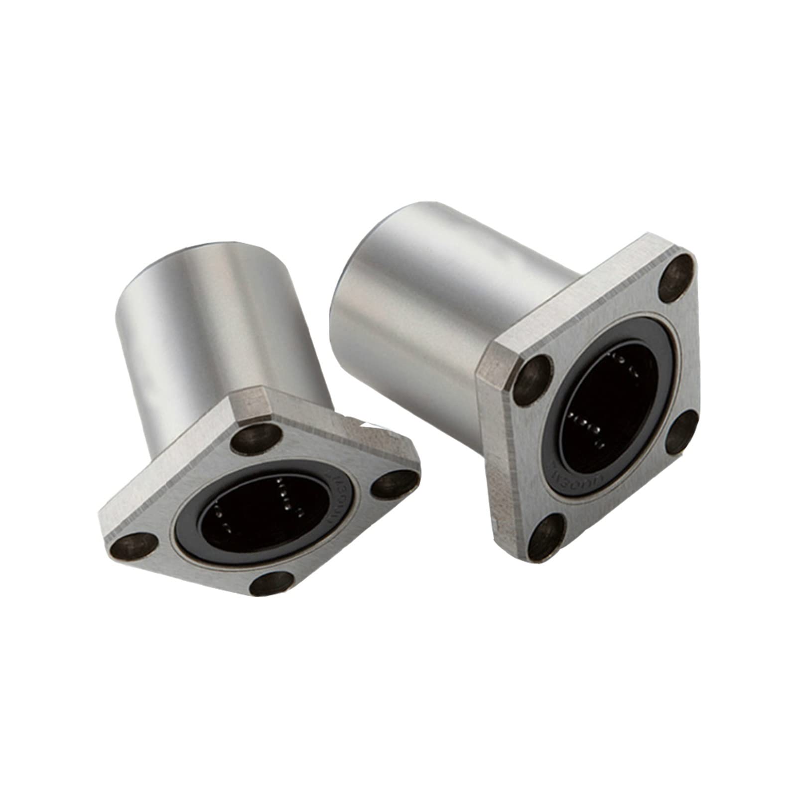 Double rubber sealed roller ball bearings 1PCS LMK10UU Square Flange Linear Bushing Ball Bearing Bearing Steel for 3D Printer Linear Rod Part CNC