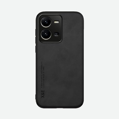 Kepuch Silklike - Funda para Vivo V25, cubierta de parachoques de placa de metal integrada para Vivo V25, color negro Kepuch Silklike - Funda para Vivo V25, cubierta de parachoques de placa de metal integrada para Vivo V25, color negro