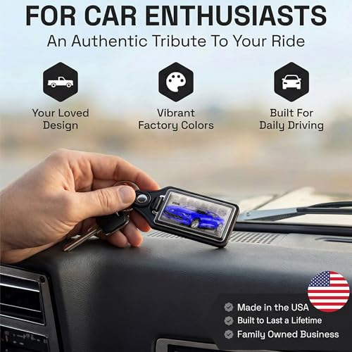 Image of Brotherhood Car Key Chain for Camaro - Classic Models Keychain for Men and Women Gift Key Ring - -