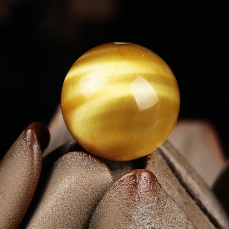 5 szt., 6-16 mm, naturalny złoty kamień tygrysie oko, okrągłe koraliki z półszlachetnego kamienia, luźne koraliki do produkcji biżuterii, bransoletka, naszyjnik, akcesoria do majsterkowania