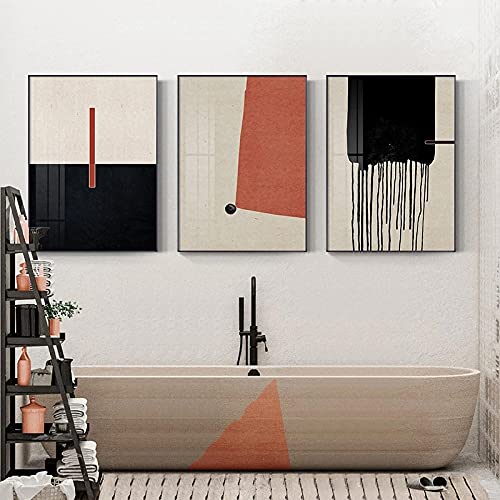 Cuadros de arte de pared para decoración de pasillo de sala de estar lienzo colorido de 50x70 cm