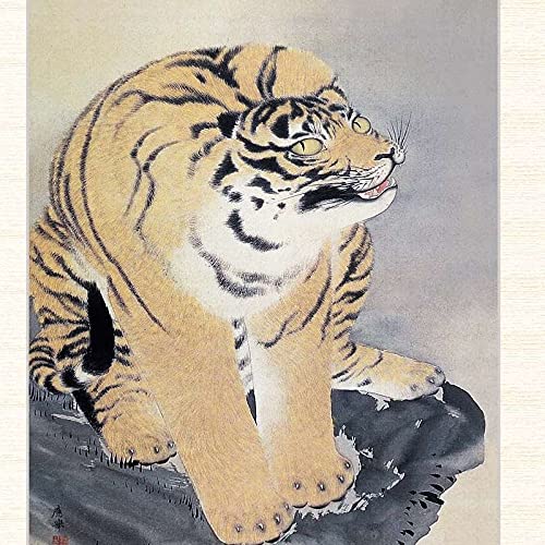 Yahoo!オークション - 【古】164 虎図 絹本 肉筆 掛軸 円山応挙写 桂青