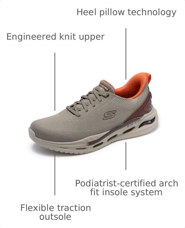 Image of Skechers Mens Arch Fit Orvan - Kincade