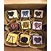 JKGOO 25 Pcs Twist Tie Bows,Black Bow for Cake Decoration,DIY Gift Wrapping Treat Bags Gift Wrapping,Baby Shower Birthday Party (Black)