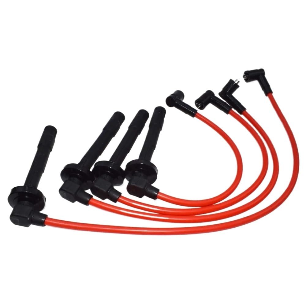 Cables de bujía para Civic DX LX CX EX SI 1.5L 1.6L 1992-1995 Juego de Cables de Encendido para bujías D15 D16 10.2mm