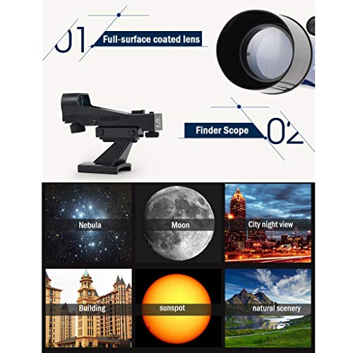 Telescopio Refractor Astronómico para Principiantes 70 mm miniatura 4