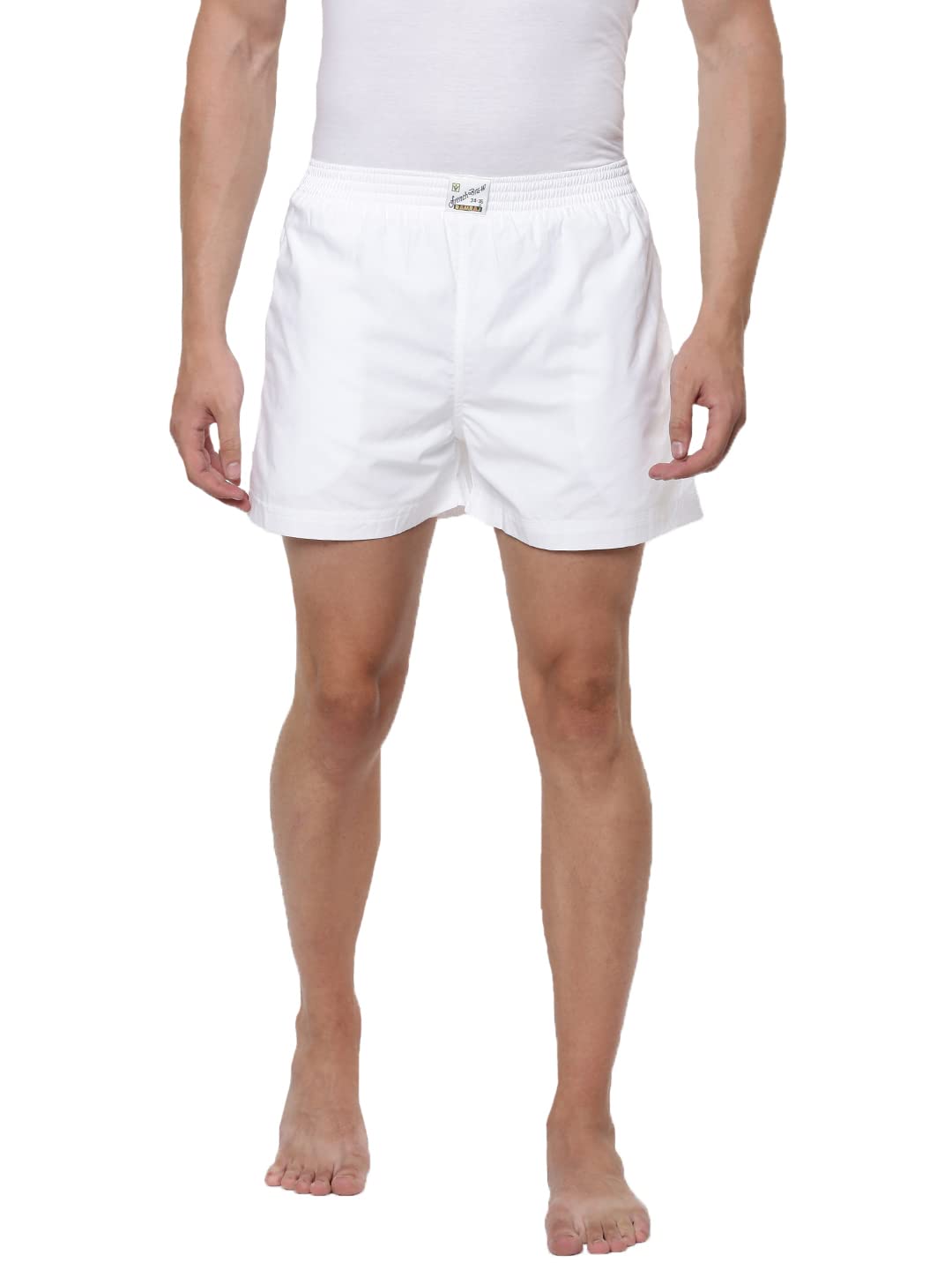 ramraj cotton Men White Solid Pure Cotton Boxers-picture-17