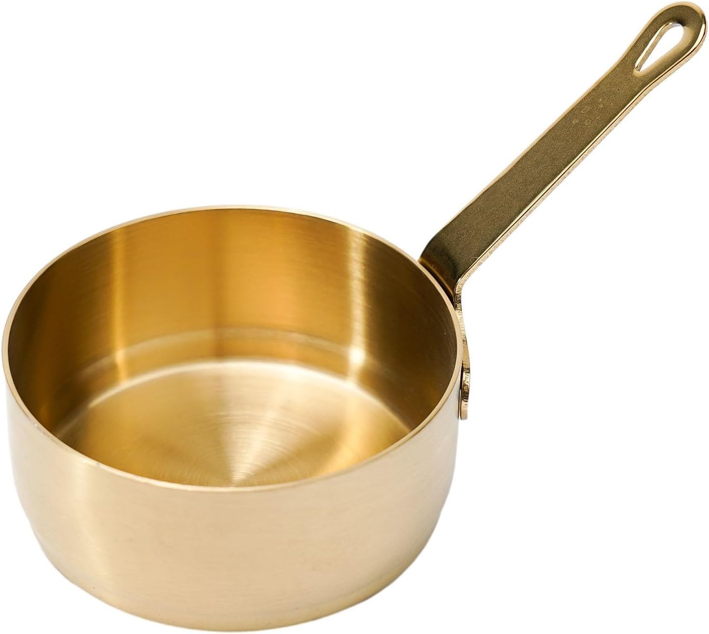 Mini Stainless Steel Pan Stainless Steel Tiny Sauce Cup with Handle Chocolate Melting Pot Butter Melting Pot Small