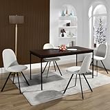 FurnitureR Robuster Aktivitätstisch für Schule & Kita | 120x70x75cm | Starke 3,8cm MDF-Platte | Metallgestell | Kinder Tisch