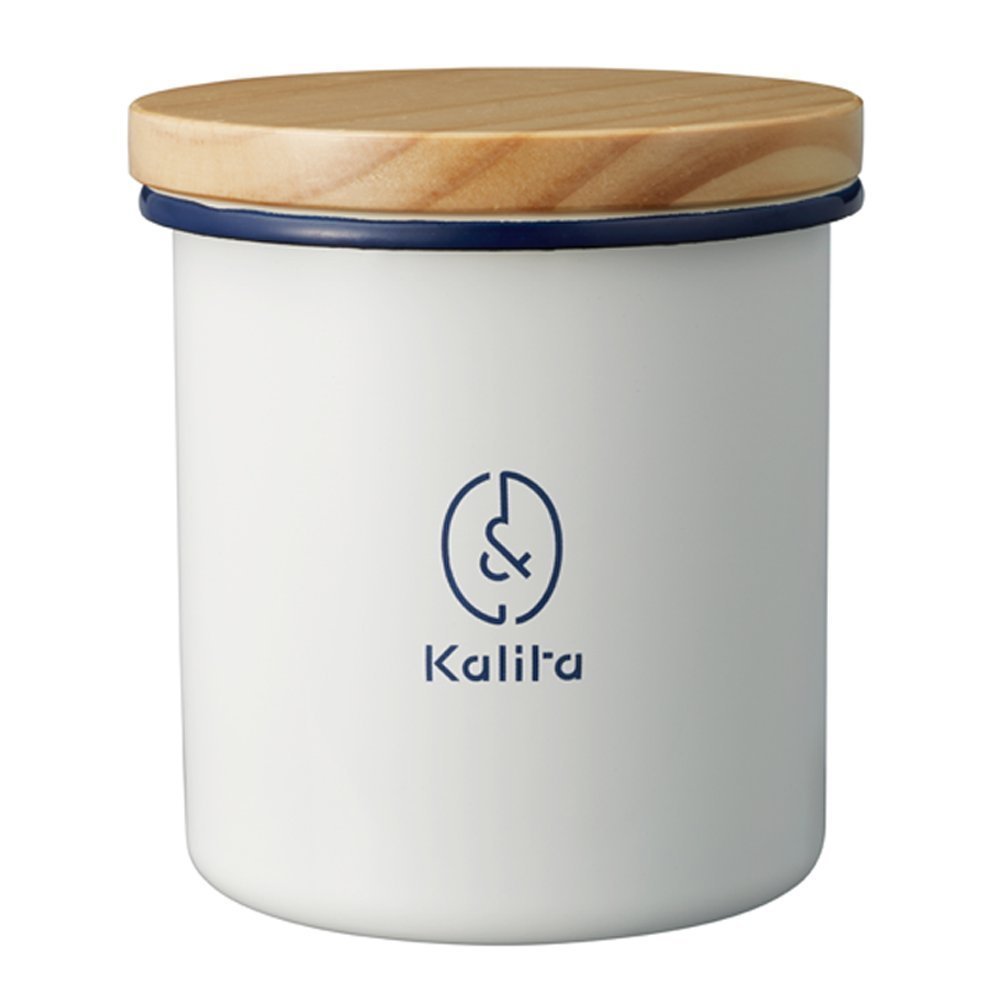 Amazon｜カリタ キャニスター ホーロー製 コーヒー豆 約250g &カリタ