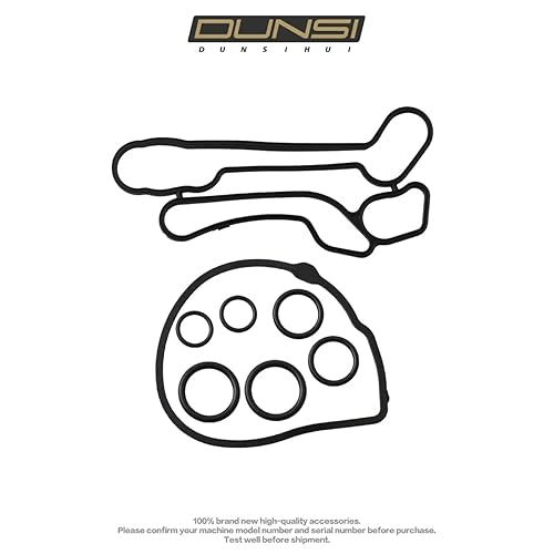 Miniatura 3 de DUNSIHUI 55354071 Engine Oil Cooler Gasket Kit Compatible with CR UZE G3 Astra Aveo AVEO5 Engine Oil Cooler Gasket Seal Repair Kit