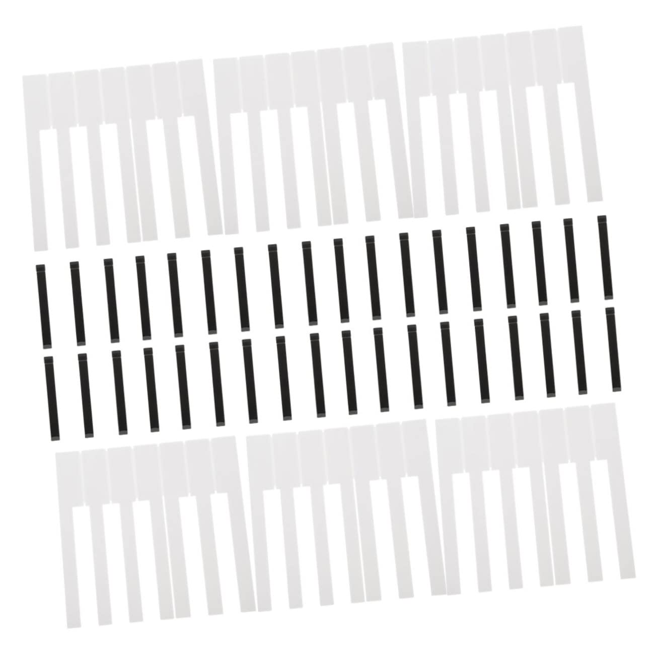 Mikinona 88pezzi Accessori Riparazione Pianoforte Tasti Forniture Parti Strumenti Gadget Sostituzione Tastiera Usata Riparare