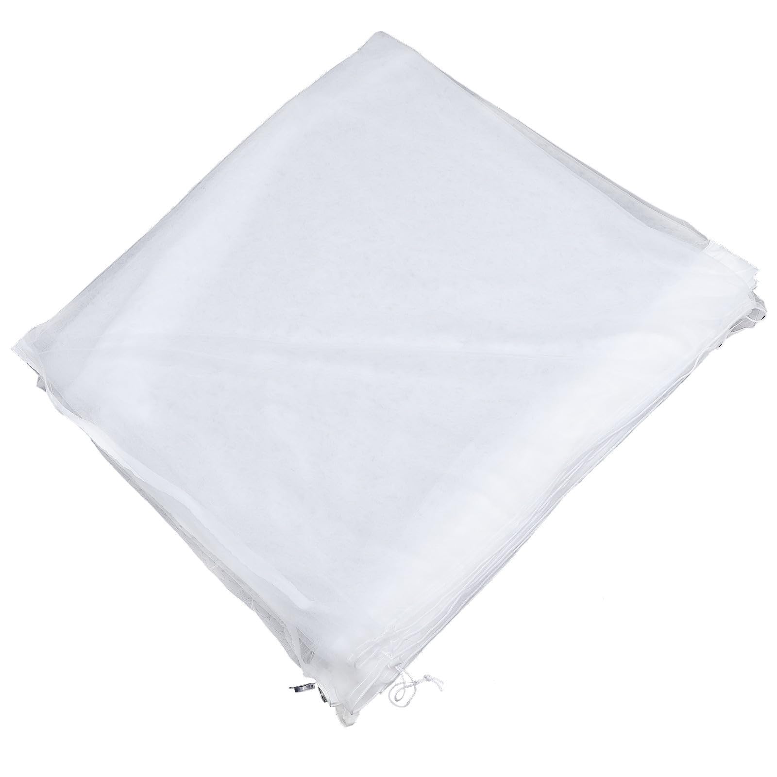 Mosquitera para sombrilla de jardín con cremallera contra mosquitos en exterior