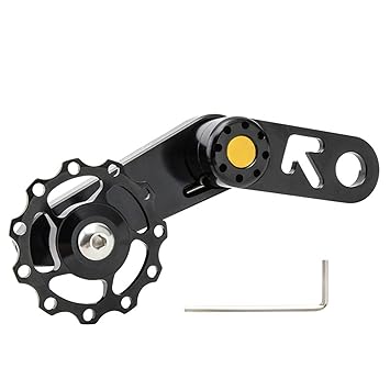 Alloy Bike Single Speed Converter Chain Tensioner Lightweight Foldable Chain Stabillizer -MAYIS