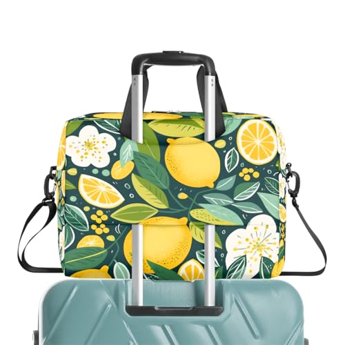 Maletín para portátil de 15.6 pulgadas con diseño Lemon Flower miniatura 7