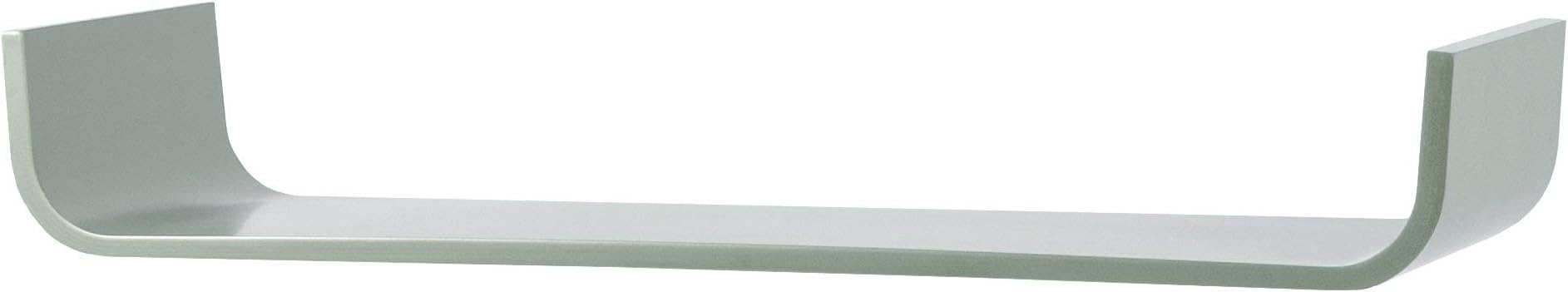 Tenzo Flower Designer Wallshelf, Lacquered bentwood, Sage, 25x80x12 cm