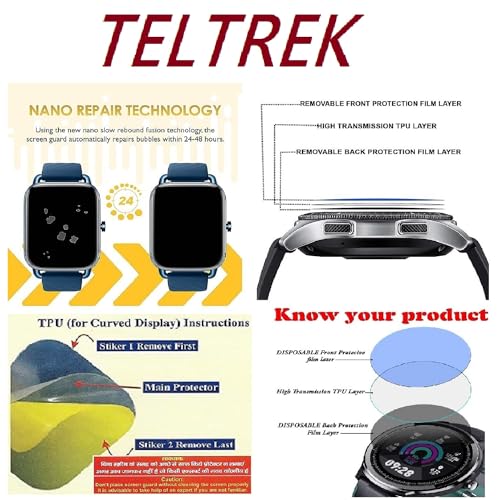 Image of SmartWatch Screen Guard for boAt Wave Elevate (Pack of 2)