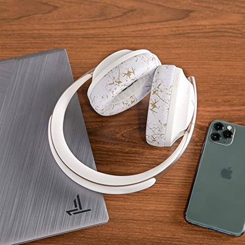 Image of WC Wicked Cushions Thick Premium Replacement Earpads for Bose 700 Noise Cancelling Headphones (NC700) - Gold Marble