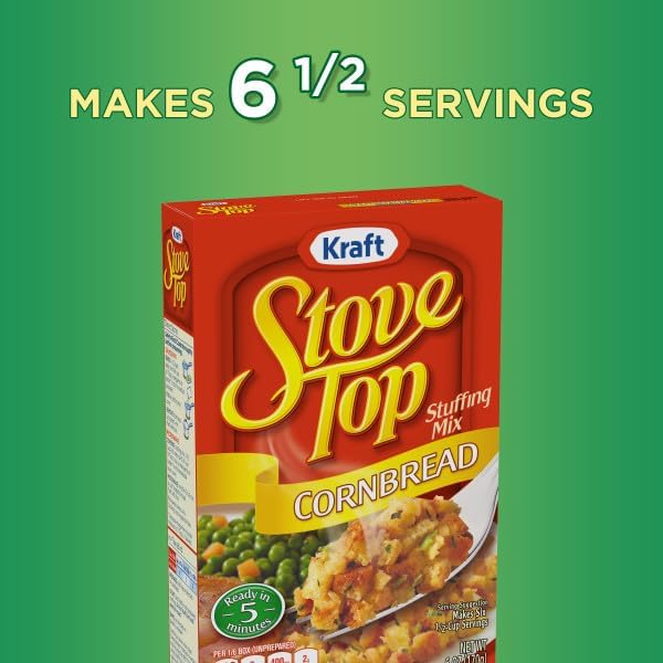 Image of Stove Top Stuffing Mix Pack - Chicken & Cornbread, 6 oz Each, 2 Count (Variety Pack)