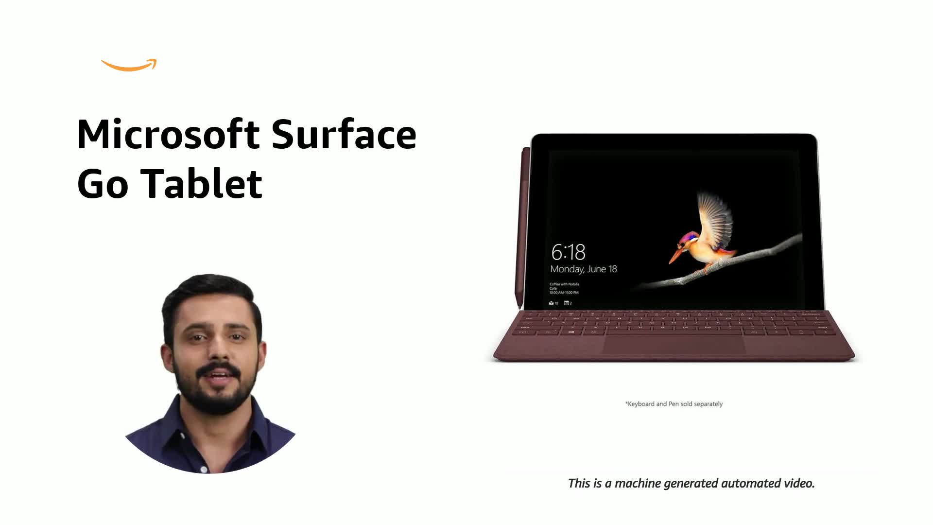 Microsoft Surface Go (Intel Pentium Gold, 8GB RAM, 128GB) : Amazon 