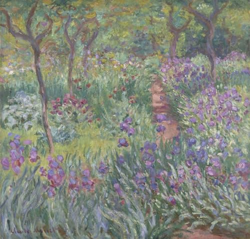 Toile Monet Giverny 60x90cm pour décorer un salon lumineux