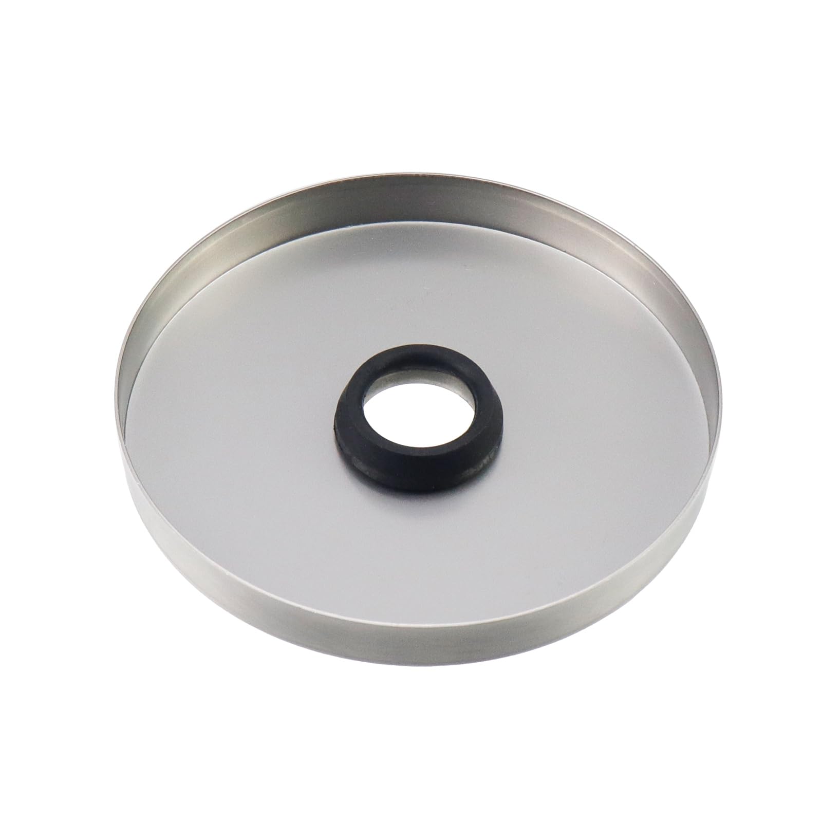 OPERMAXER 4 Inch Oversized Shower Arm Flange Cover Plate - Matte Black, Fits 1/2" Pipes - View #5
