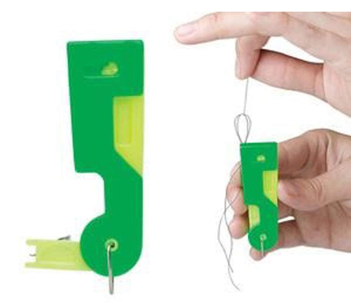 Purple Dust1Pc Multicolor Automatic Plastic Needle Threader Thread Guide Needle Device, for Household, A Must Have Product in Every Home