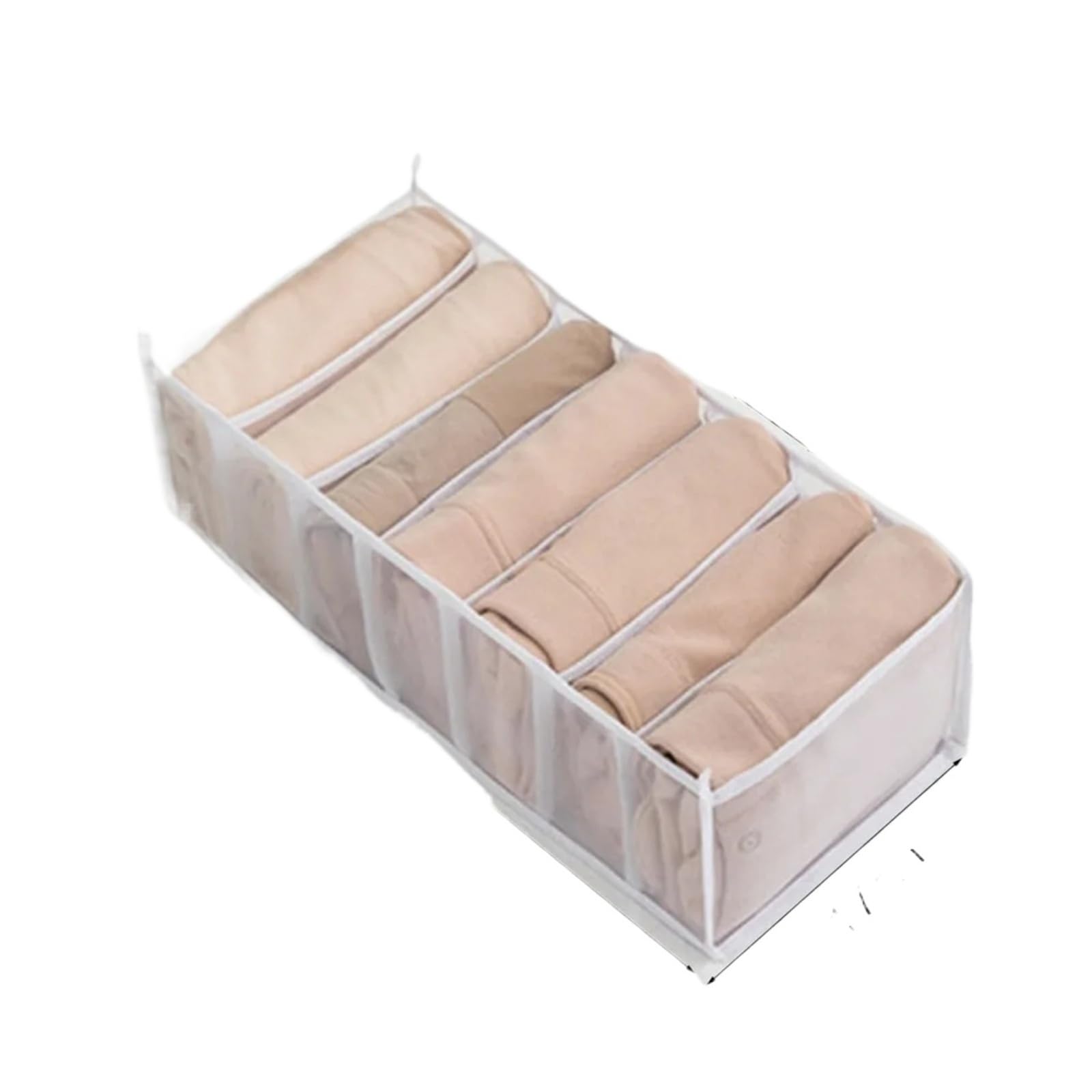 GYTTDERFL Sock Organiser Closet storage box folding underwear partition drawer jeans wardrobe clothes(Color 04,Color08)