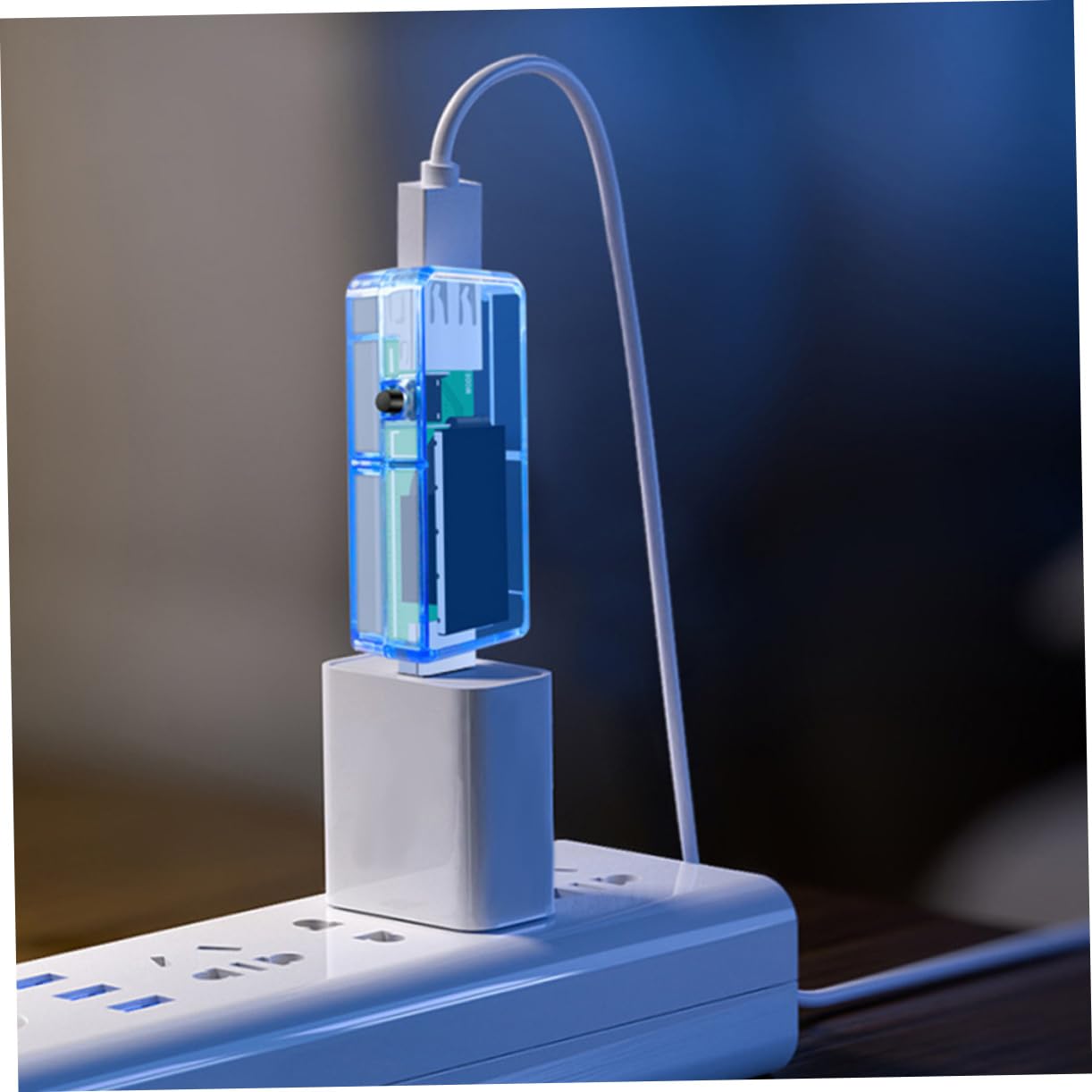 HOMSFOU 5stücke Usb Tester Präziser Usb Power Mit Lcd Display Zur Überwachung Von Spannung Strom Und Kapazität Für Ladegeräte Und Powerbanks Tragbar Und Benutzerfreundlich
