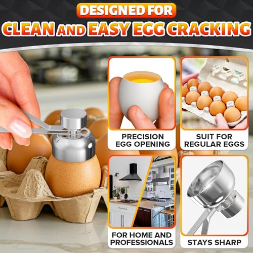 Stainless Steel Egg Topper Cutter