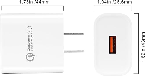 Miniatura 3 de TPLTECH Cargador rápido 3.0 de carga rápida compatible con LG G8 G8X G7 V35 V30S V35 V40 ThinQ teléfono, LG Stylo 5 4Q Stylo 4, V50 ThinQV35 ThinQ,