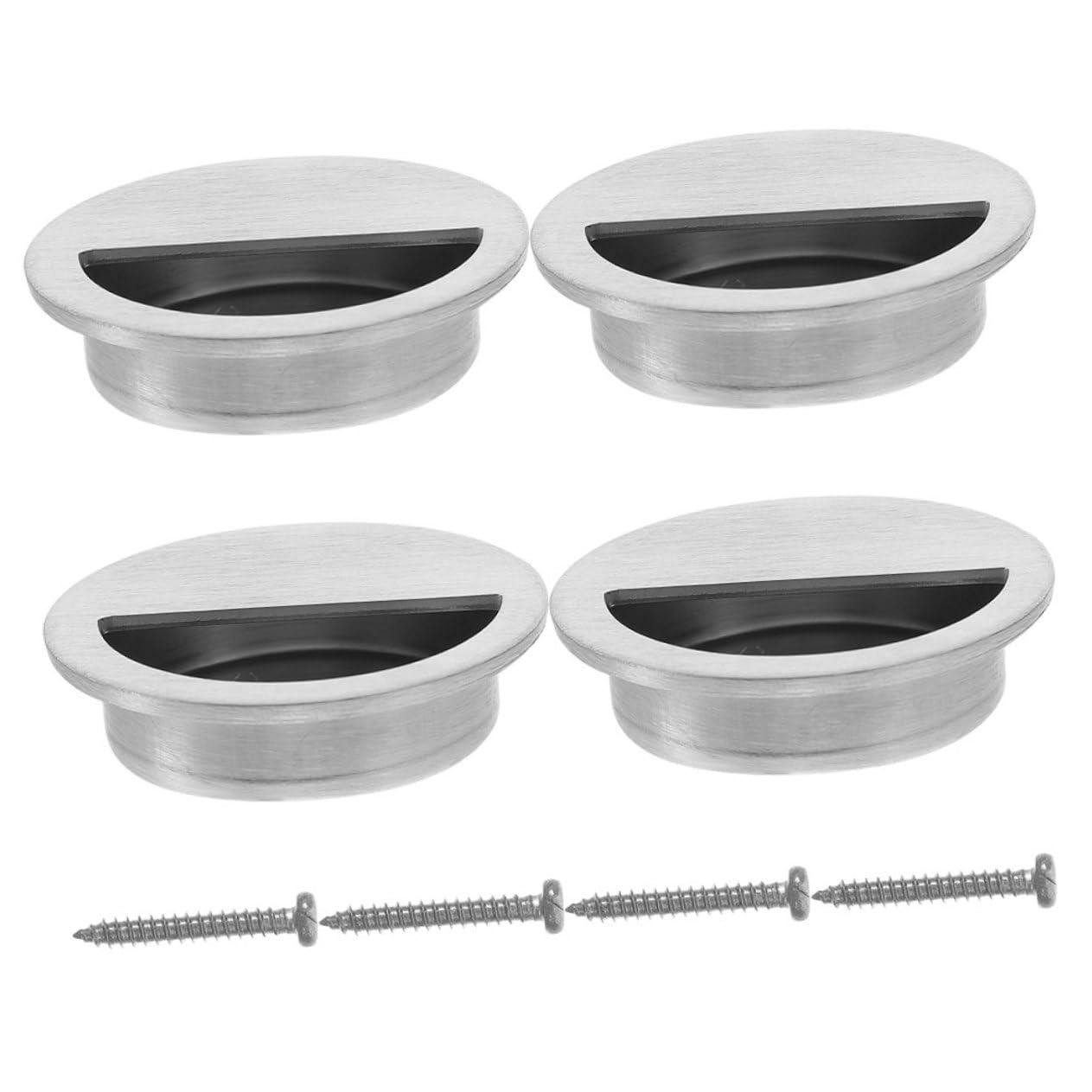 Tiradores empotrados de acero inoxidable duradero para muebles y puertas de cocina