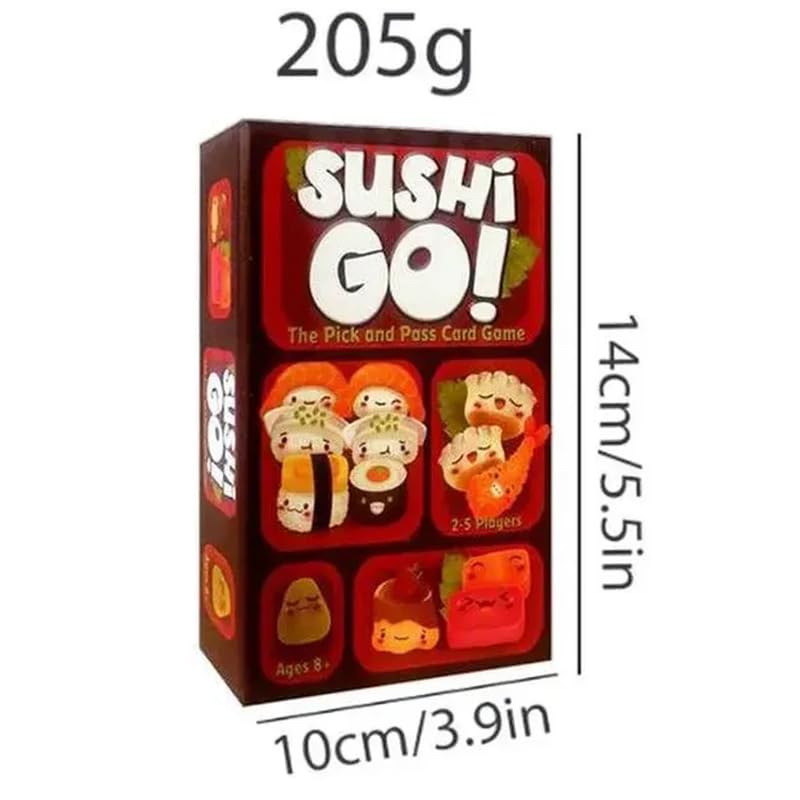 Image of Sushi Go Family Board Game | Fast-Paced Pick-and-Pass Fun for Family Game Nights, Parties, and Friends Gatherings | Easy to Learn, Quick to Play