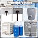 55gal 275gal Industrial Drum Heater Blanket, Adjustable Thermostat 0-120℃, Full Cover IBC Tote Heater for 1000L Barrels, Insulated Heating Solution, Efficient Tank Warmer