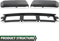 Vista 6 de GRAND ORANGE Panel de moldura de rejilla inferior delantera y almohadillas de parachoques insertos tapas de extremo compatibles con Ford F150